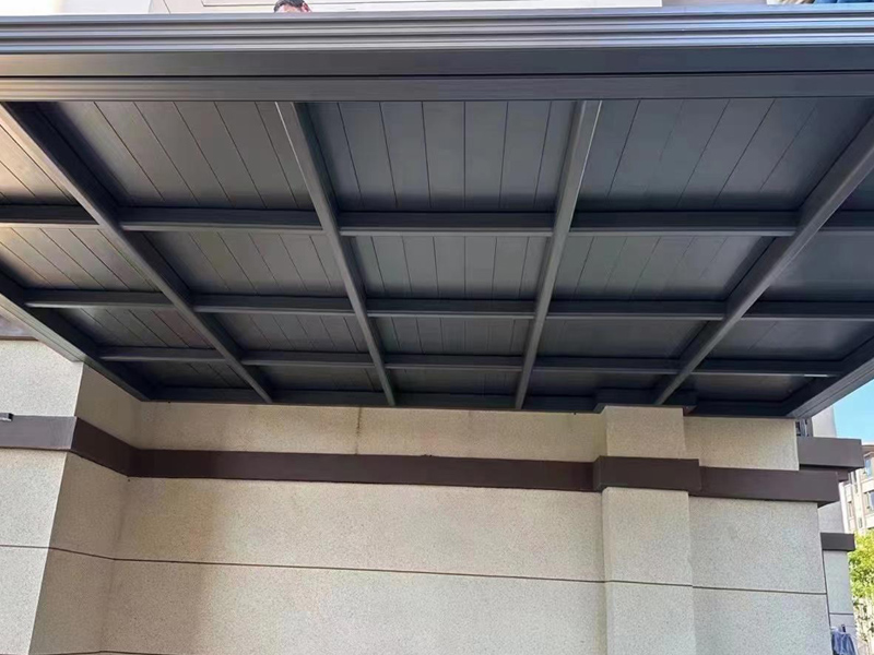 屋顶铝瓦工程案例