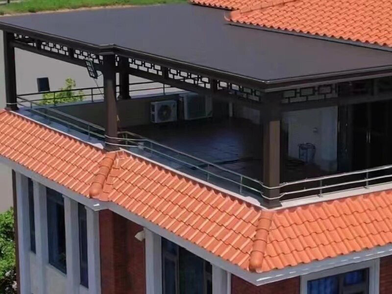 屋顶铝瓦工程案例