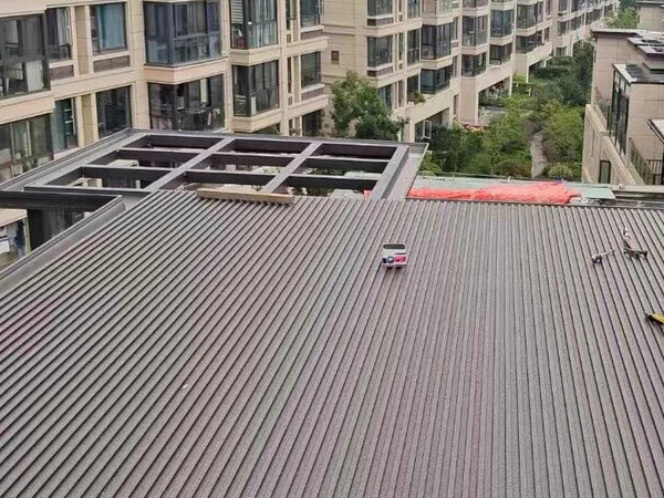 屋顶铝瓦工程案例