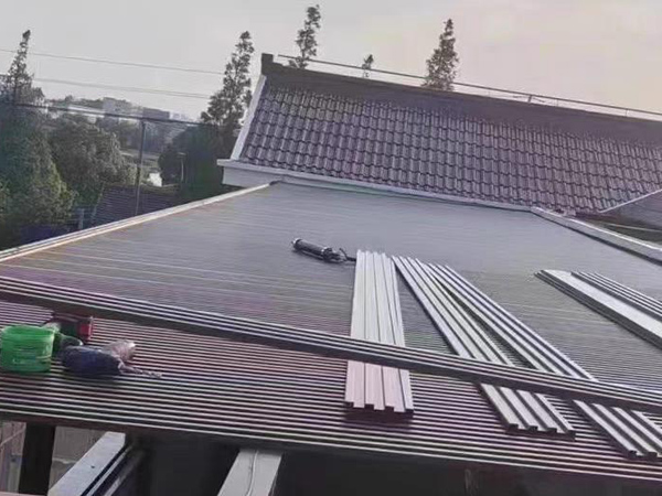 屋顶铝瓦工程案例