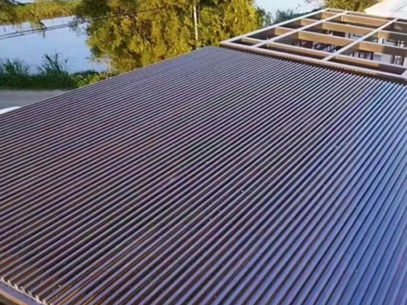 屋顶铝瓦工程案例