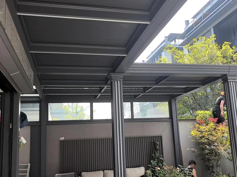 屋顶铝瓦工程案例