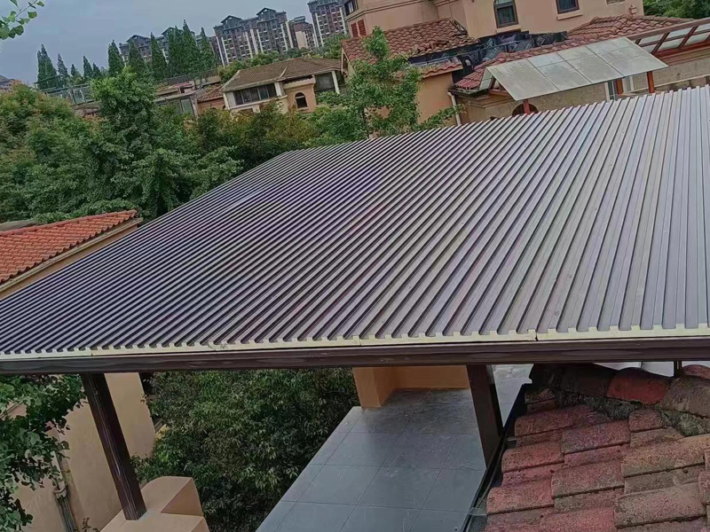 屋顶铝瓦工程案例