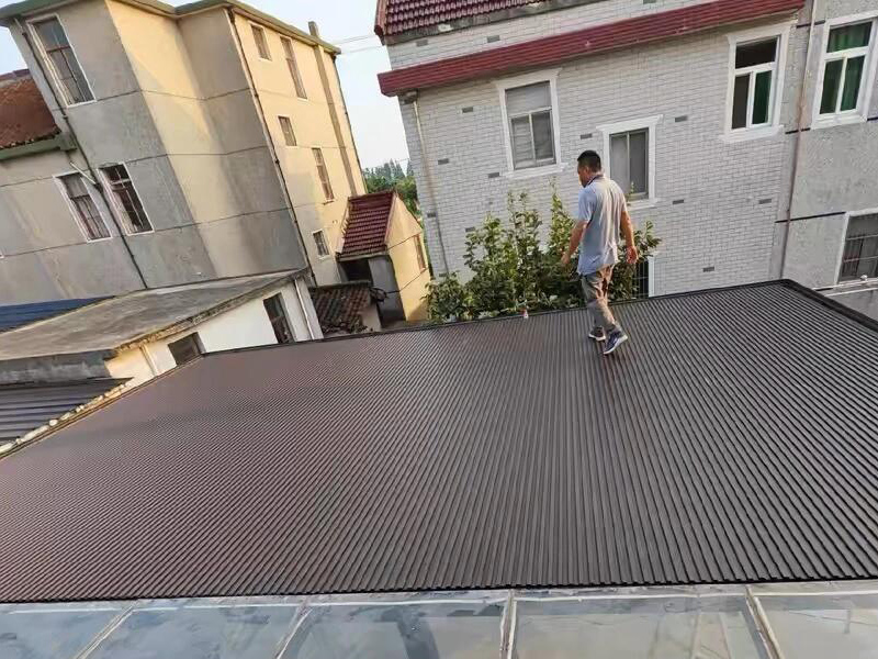 屋顶铝瓦工程案例