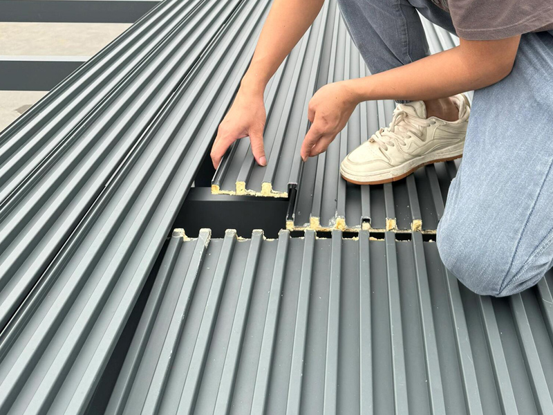 屋顶铝瓦工程案例