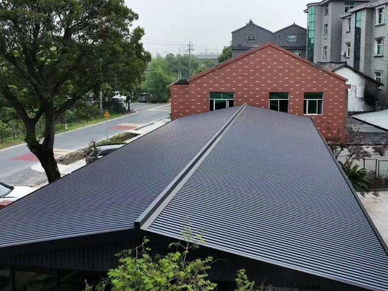 屋顶铝瓦工程案例
