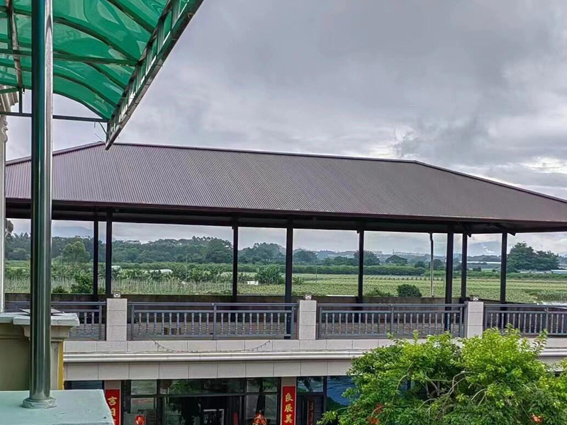 屋顶铝瓦工程案例