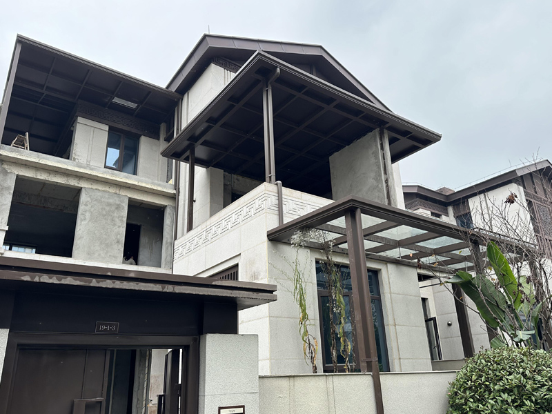 屋顶铝瓦工程案例