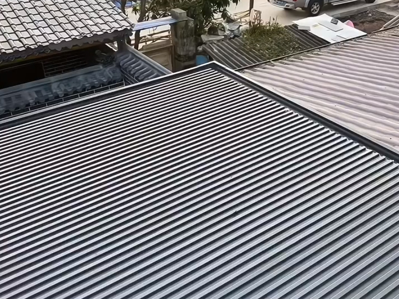屋顶铝瓦工程案例