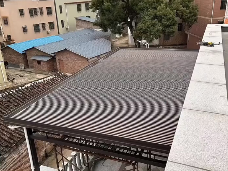 屋顶铝瓦工程案例
