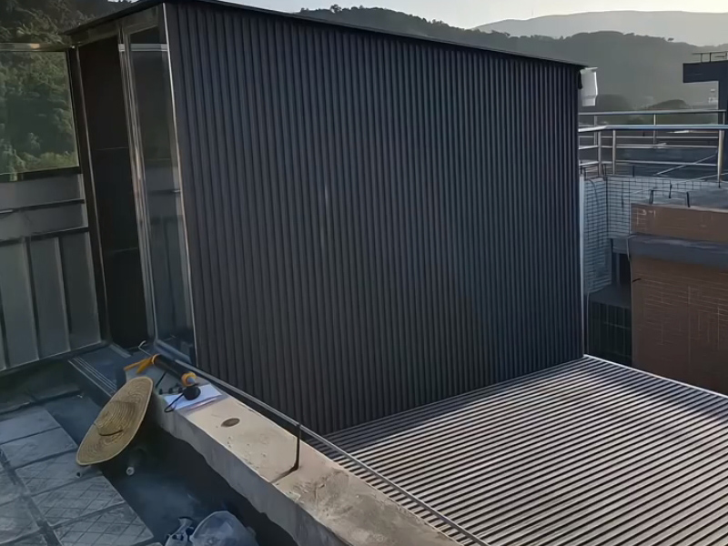 屋顶铝瓦工程案例