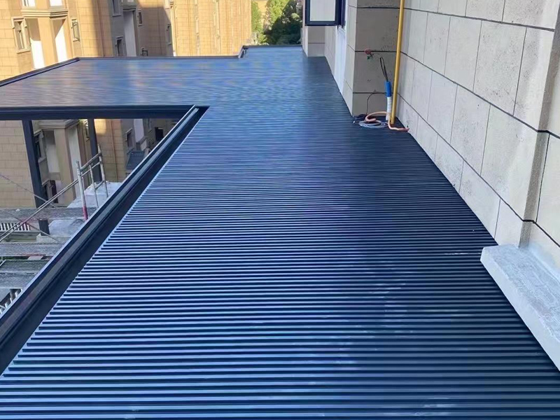 屋顶铝瓦工程案例