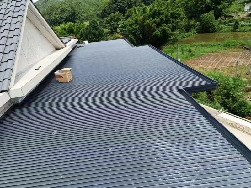 屋顶铝瓦工程案例