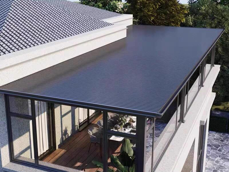 屋顶铝瓦工程案例