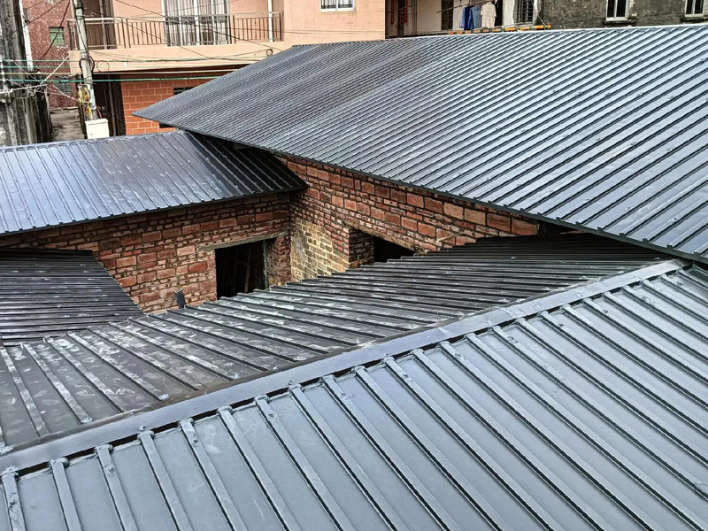 屋顶铝瓦工程案例