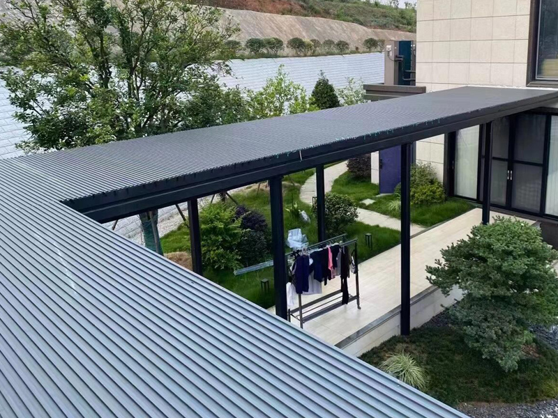 屋顶铝瓦工程案例