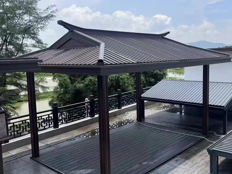 屋顶铝瓦工程案例